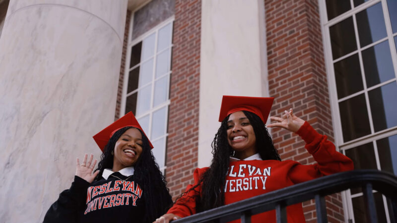 Students at the Wesleyan University