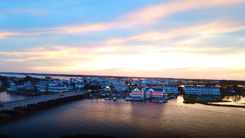 Fenwick Island in sunset